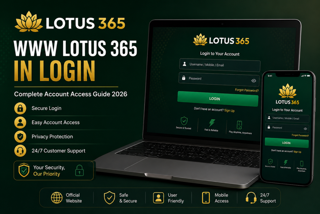 www Lotus 365 in login account access guide 2026 with secure login on desktop and mobile